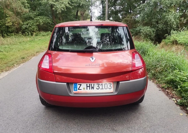 Renault Megane cena 5500 przebieg: 153900, rok produkcji 2003 z Słubice małe 232